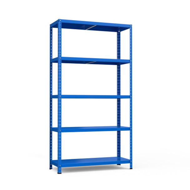 5-Tier Metal Utility Storage Rack for Free Combination-Blue