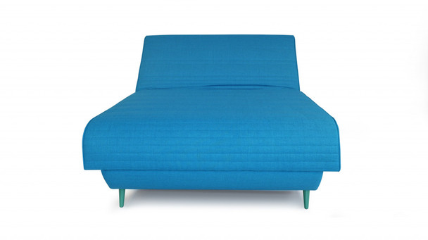 Full Adjustable Turquoise Upholstered 100% Polyester With Mattress