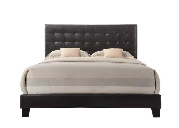 56" Gray And Brown Velvet Upholstered Bedroom Bench
