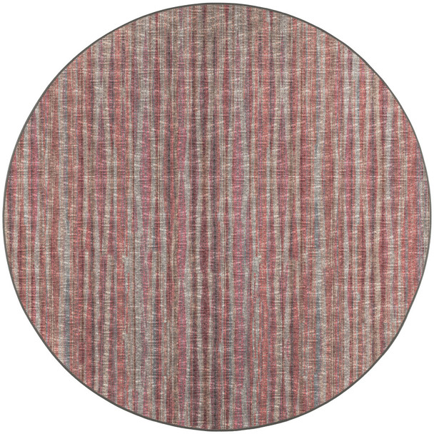 10' Pink Round Ombre Tufted Handmade Area Rug