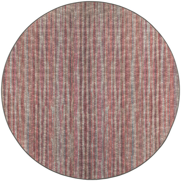 4' Pink Round Ombre Tufted Handmade Area Rug