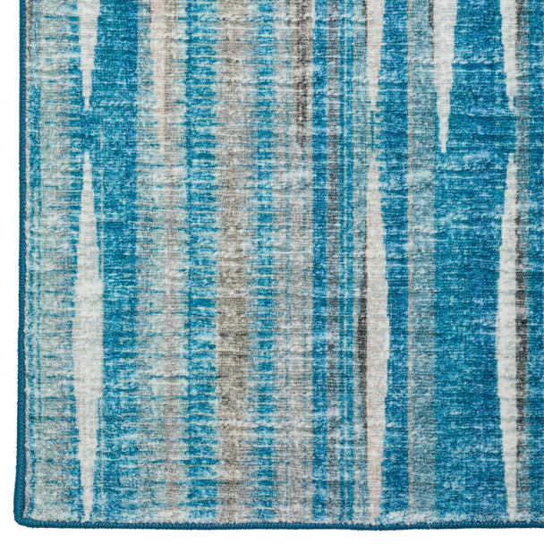 10' X 14' Blue Ombre Tufted Handmade Area Rug