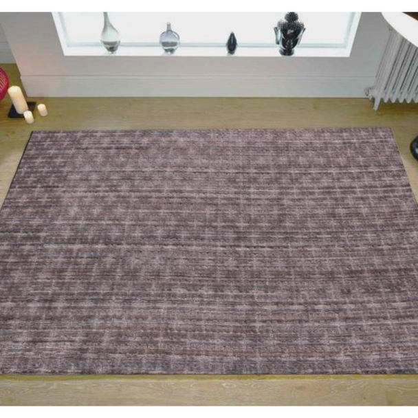 9' X 12' Rust And Tan Medallion Hand Loomed Area Rug