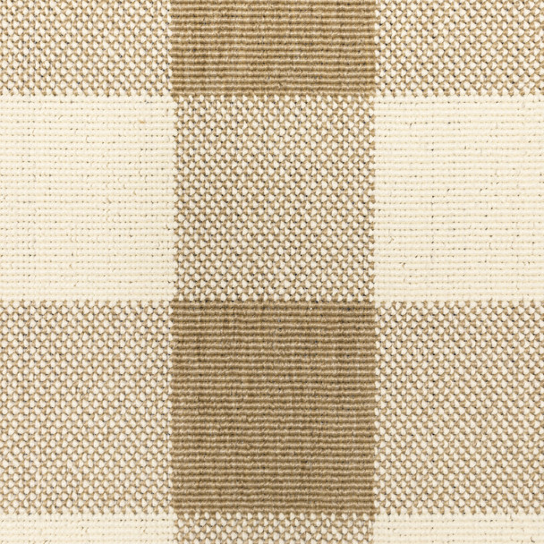 2' X 8' Tan Geometric Stain Resistant Indoor Outdoor Area Rug