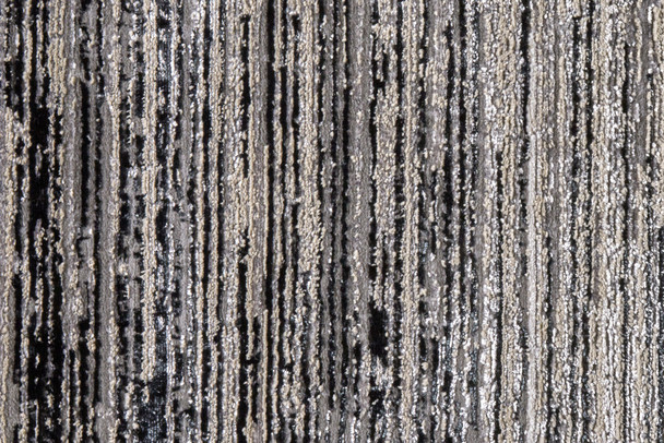 8' X 11' Black And Dark Gray Abstract Stain Resistant Area Rug