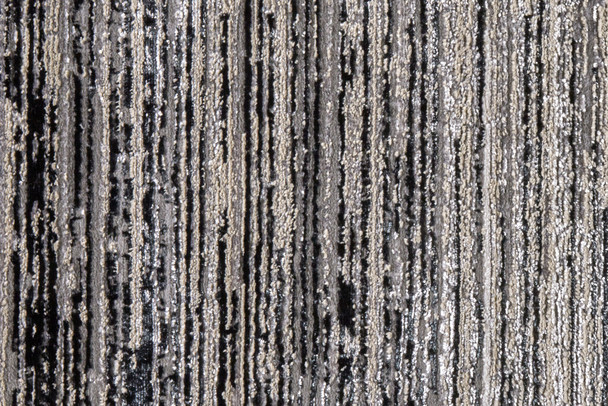 10' X 13' Black And Dark Gray Abstract Stain Resistant Area Rug