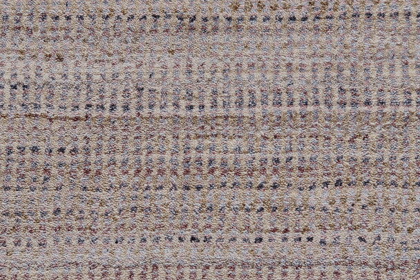 4' X 6' Blue Purple And Tan Ombre Hand Woven Area Rug
