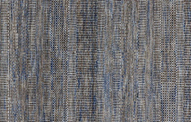 9' X 12' Gray Wool Striped Hand Knotted Area Rug