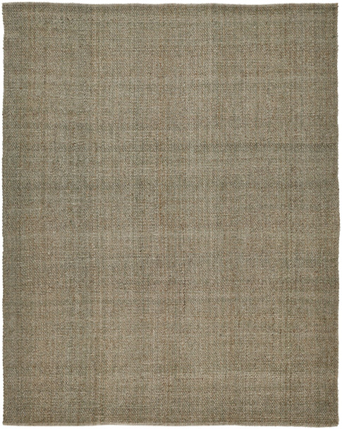 2' X 3' Green And Tan Hand Woven Area Rug