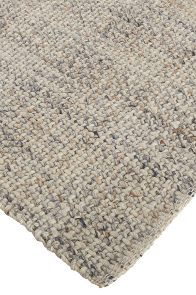 12' X 15' Ivory Tan And Gray Hand Woven Area Rug