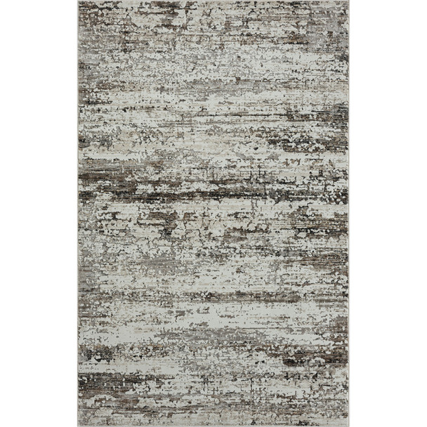 9' X 12' Beige Abstract Distressed Area Rug