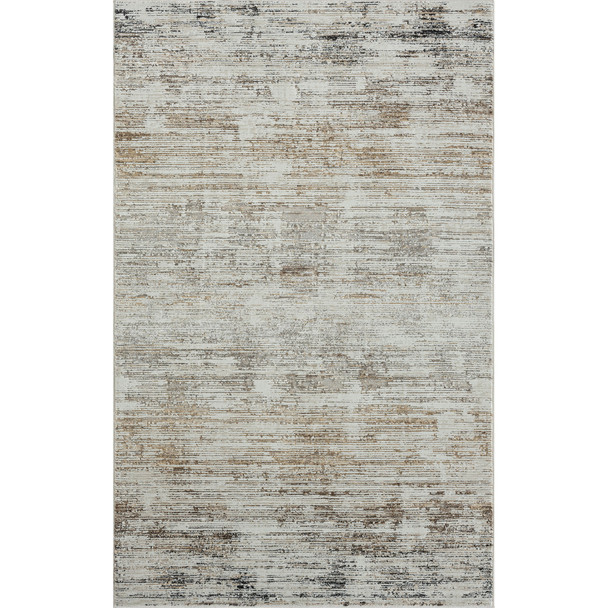 2' X 3' Gray Abstract Distressed Area Rug