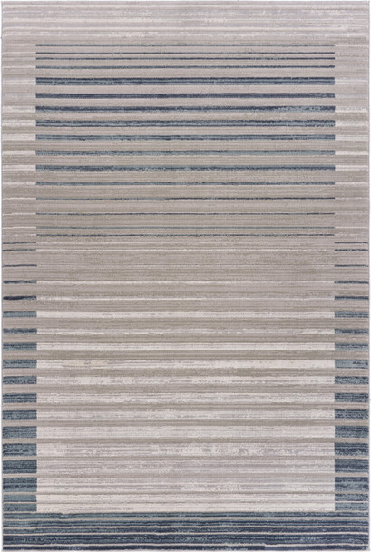 5' X 8' Cream Abstract Area Rug