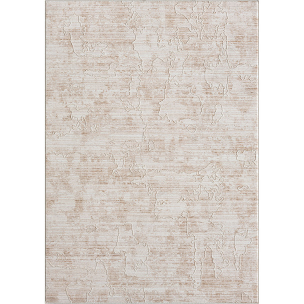 8' X 10' Beige Abstract Area Rug