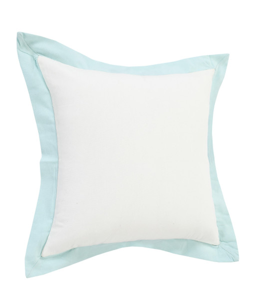 Set Of Two 20" X 20" White Geometric Zippered 100% Cotton Throw Pillow