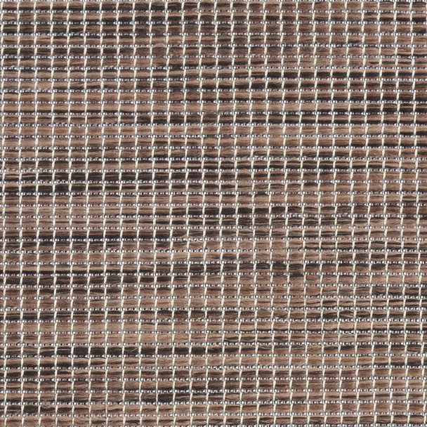 5' X 7' Brown Power Loom Area Rug