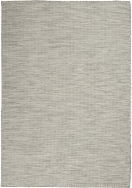 4' X 6' Gray Power Loom Area Rug