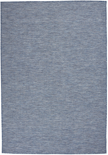 5' X 7' Navy Blue Power Loom Area Rug