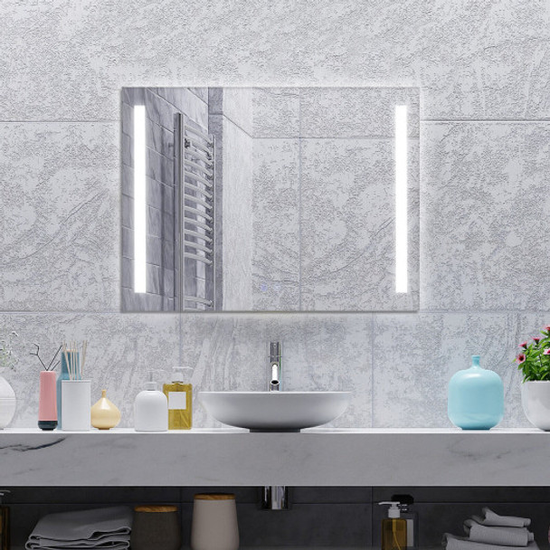 32 x 24 Inch Quadrate Wall Mirror with 3-Color Lights and  Anti-Fog Function