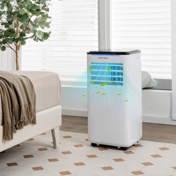 8000 BTU 3-in-1 Portable Air Conditioner with Fan and Dehumidifier Mode-8000 BTU
