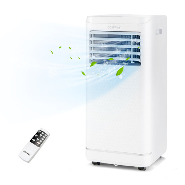 8000/10000 BTU Portable Air Conditioner with Dehumidifier and Fan Mode-10000 BTU