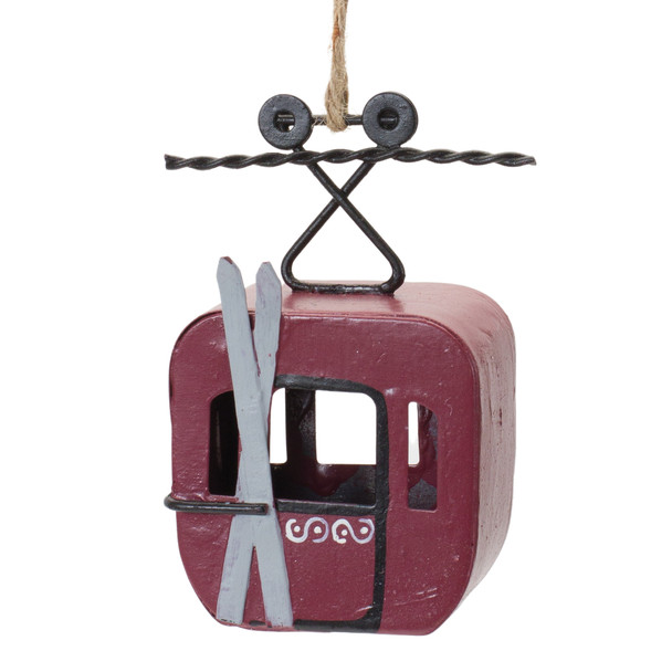 Vintage Ski Gondola Ornament (Set of 12) - 86048