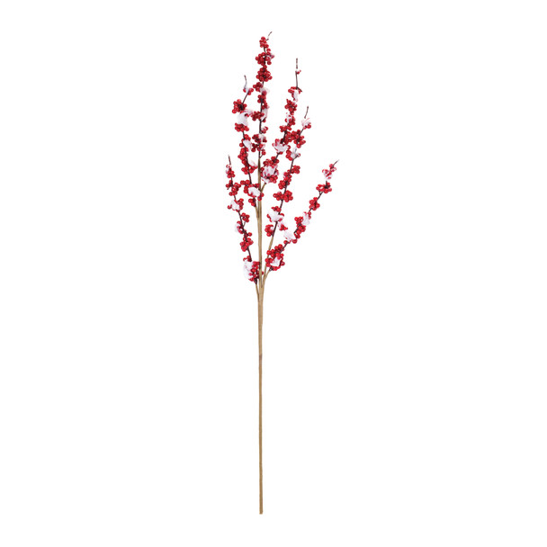 Flocked Berry Twig Spray (Set of 12) - 86171
