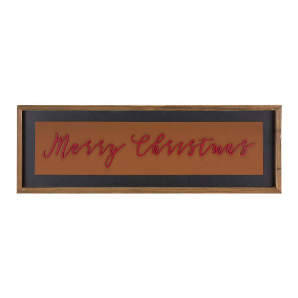 Wood Merry Christmas Sign 23.5"L - 86323