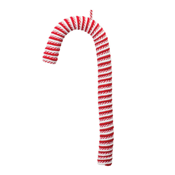 Fabric Candy Cane Ornament (Set of 6) - 86414