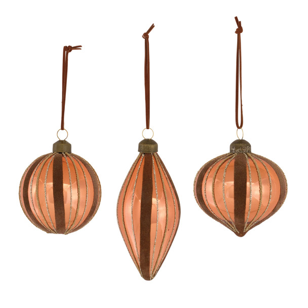 Copper Glass Holiday Ornament (Set of 12) - 86433