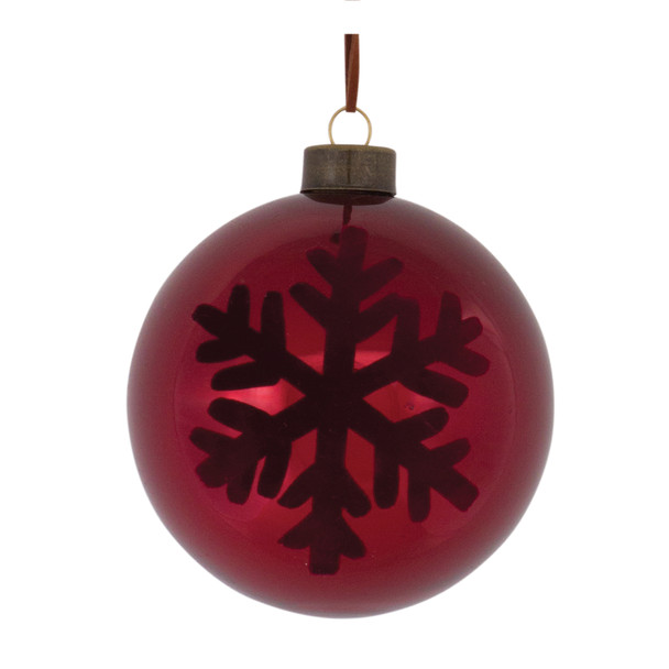 Snowflake Ball Ornament (Set of 6) - 86435