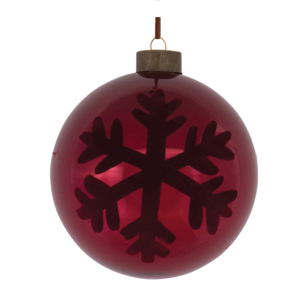 Snowflake Ball Ornament (Set of 6) - 86435