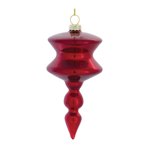 Glass Finial Drop Ornament (Set of 12) - 86436