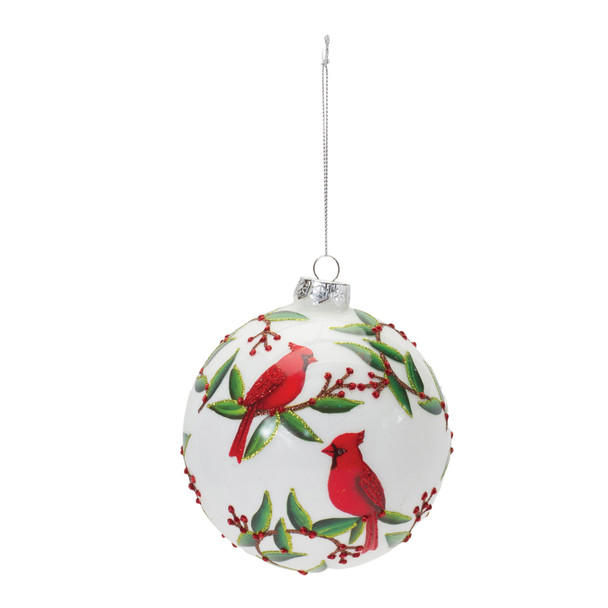 Cardinal Bird Ball Ornament (Set of 6) - 86472