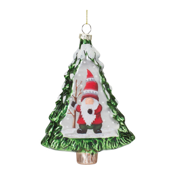 Gnome Pine Tree Ornament (Set of 12) - 86485