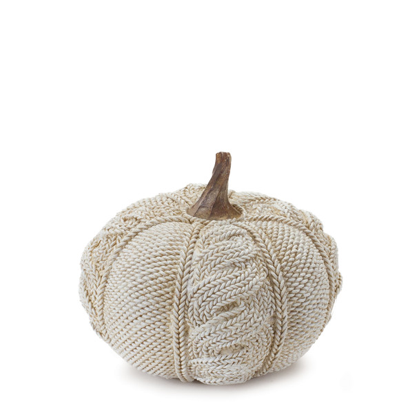 Woven Sweater Design Pumpkin (Set of 2) - 86586
