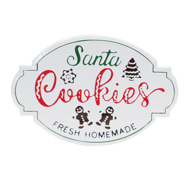 Santa Cookies Sign 18.25"L - 86650