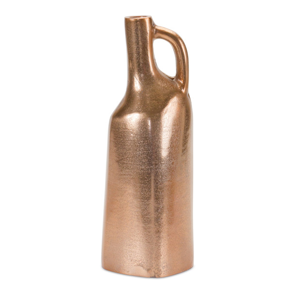 Copper Metal Bottle Vase 12"H - 86655