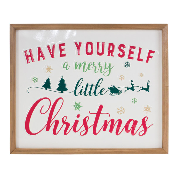 Merry Little Christmas Sign 15.75"L - 86684