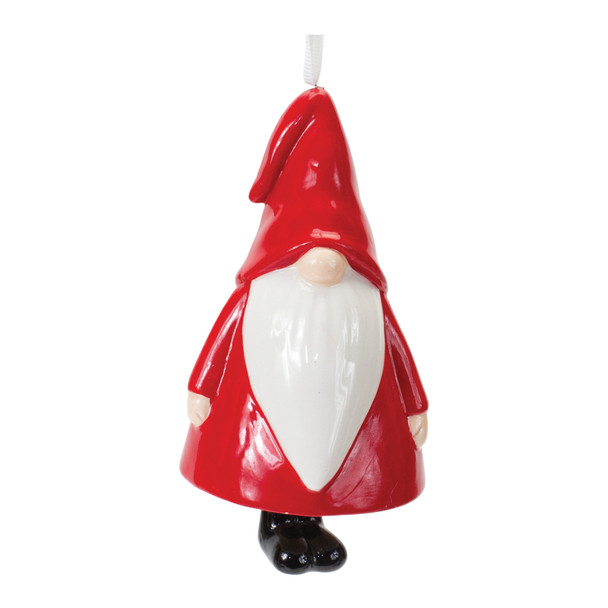 Ceramic Gnome Bell Ornament (Set of 12) - 86788