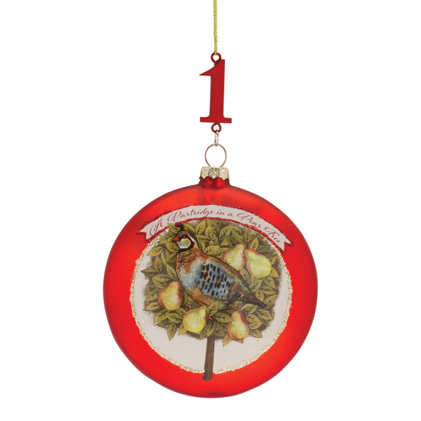 Twelve Days of Christmas Ornament (Set of 12) - 86801