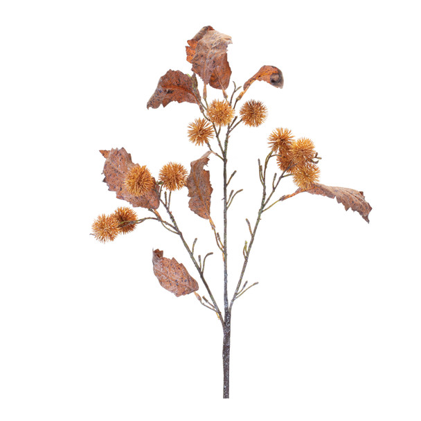 Fall Leaf and Thistle Spray (Set of 6) - 86965