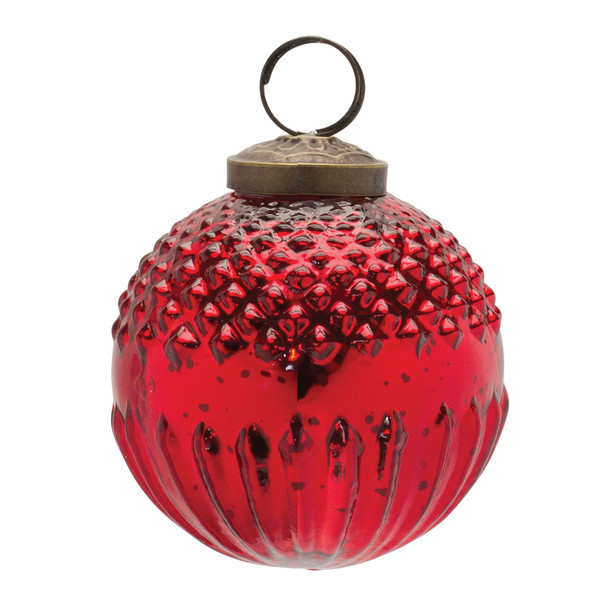 Mercury Glass Ball Ornament (Set of 6) - 87023