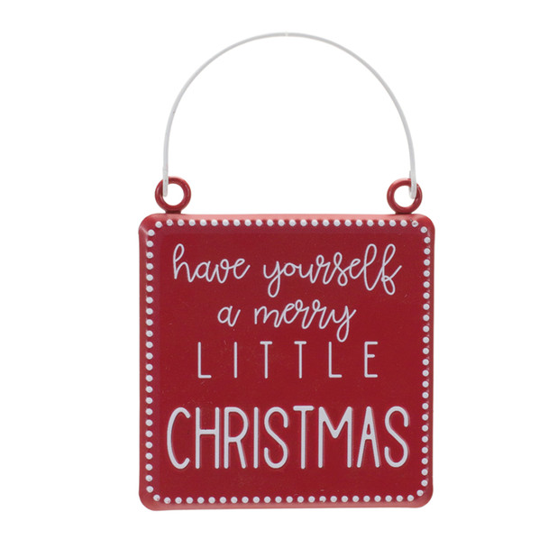 Holiday Sentiment Ornament (Set of 6) - 87086