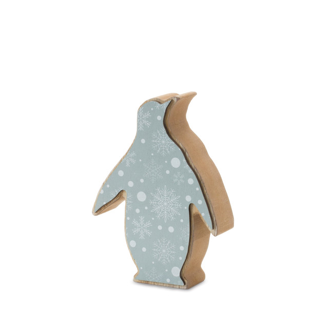 Wood Penguin Decor (Set of 2) - 87162