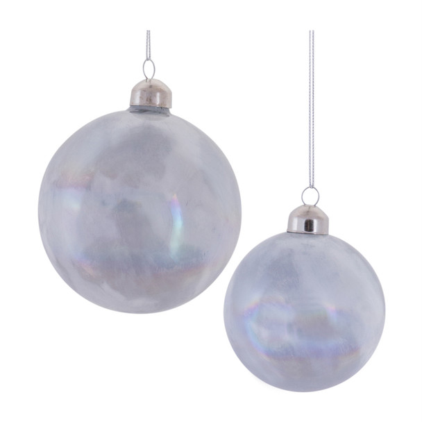 Irredescent Glass Ball Ornament (Set of 12) - 87309
