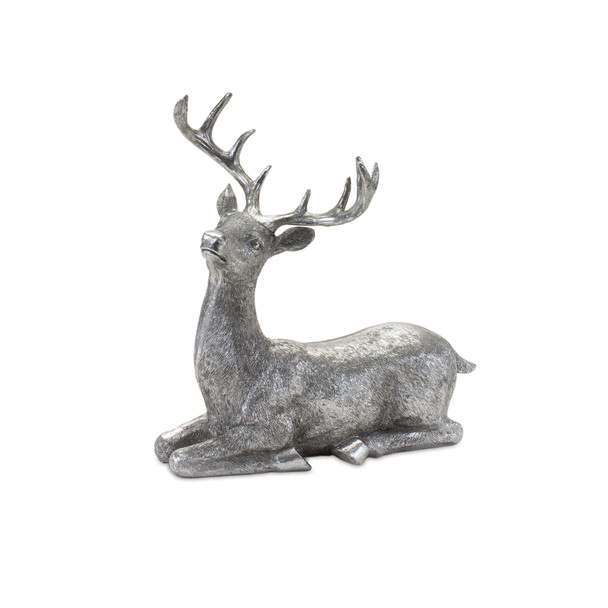 Silver Deer Statue (Set of 2) - 87334