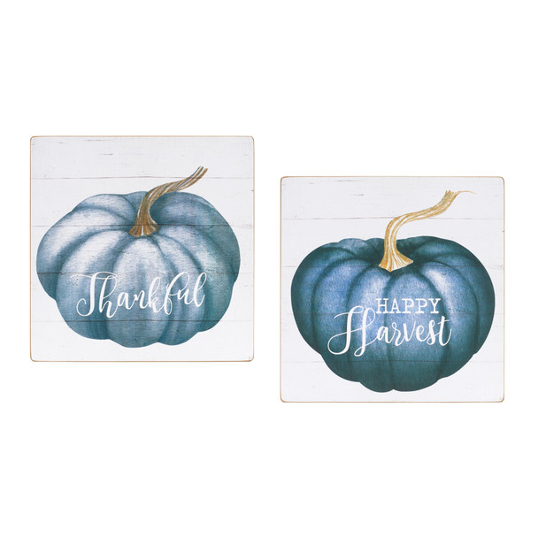 Pumpkin Sentiment Sign (Set of 4) - 87487