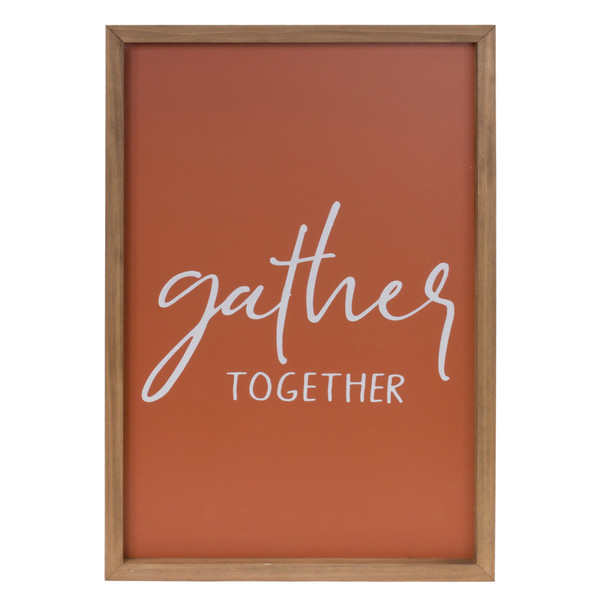 Gather and Thankful Sentiment Sign (Set of 2) - 87584