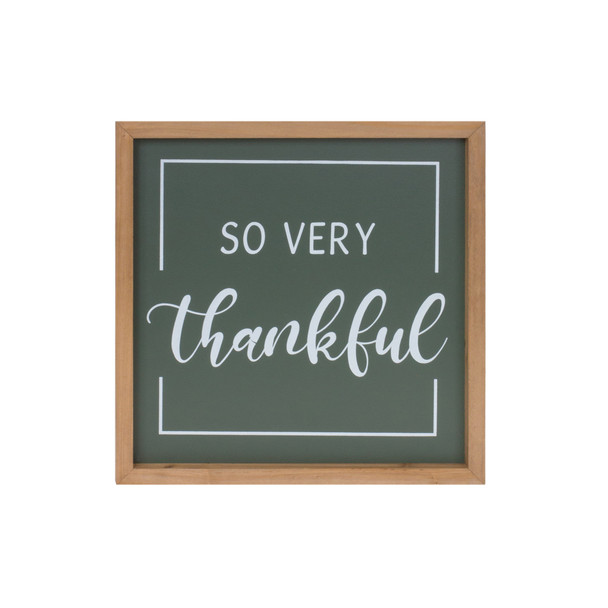 Gather and Thankful Sentiment Sign (Set of 2) - 87584